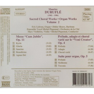 Sacred choral & organ works vol.2